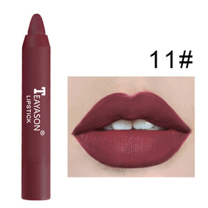 12 Farben Matte Lippenstift Stift