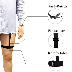 Herrenhemd elastischer Anti-Rutsch Hosenträger